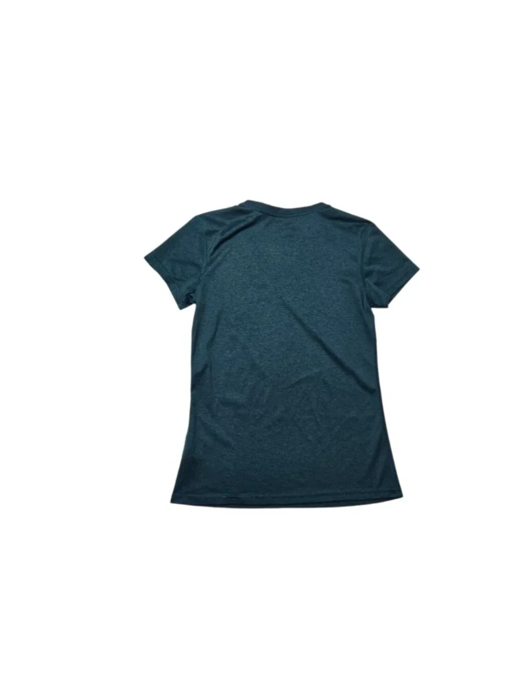 Nike Dri-FIT Women's Small Green V Neck Short Sleeve Running Workout Shirt